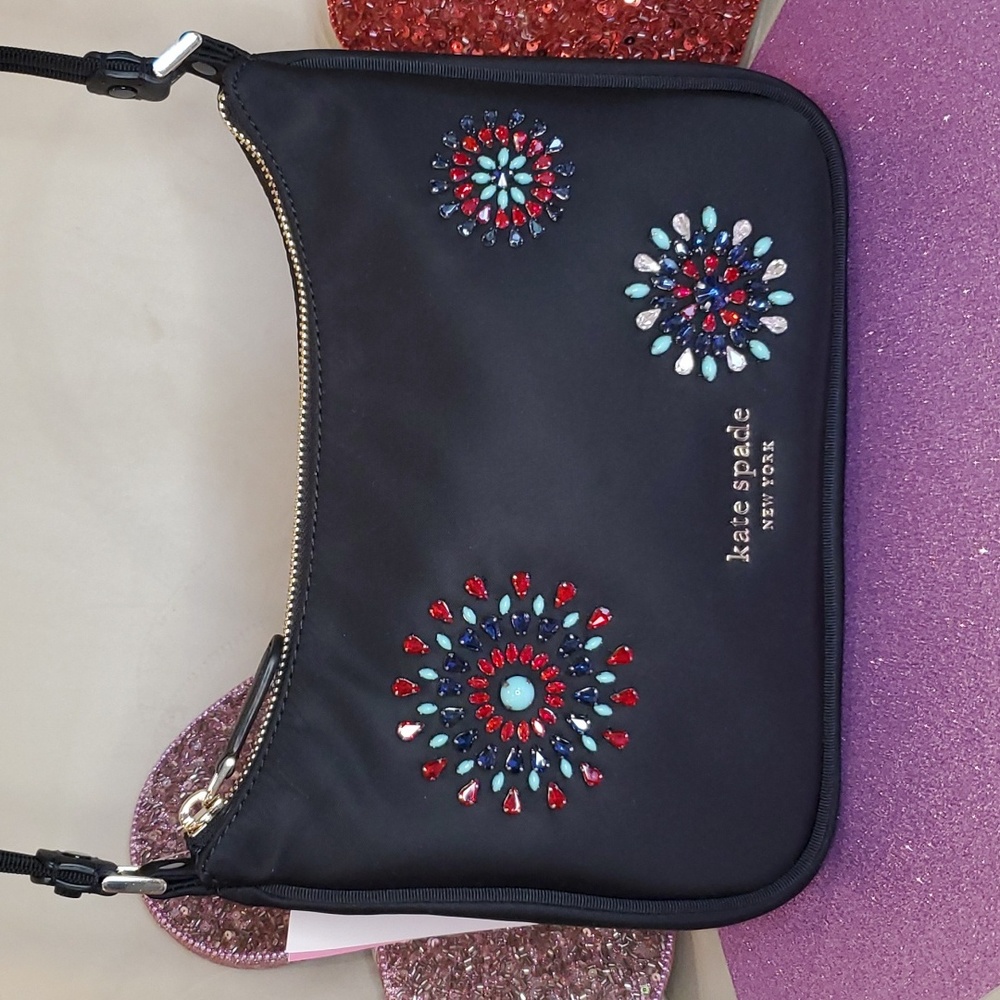🎉HP🎉 Kate Spade ❤️♠️NWT♠️❤️ Bejeweled Evening Shoulder Purse!❤️♠️❤️♠️❤️♠️